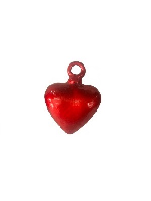  / Red Hanging Hearts Medium 3.5 inches 